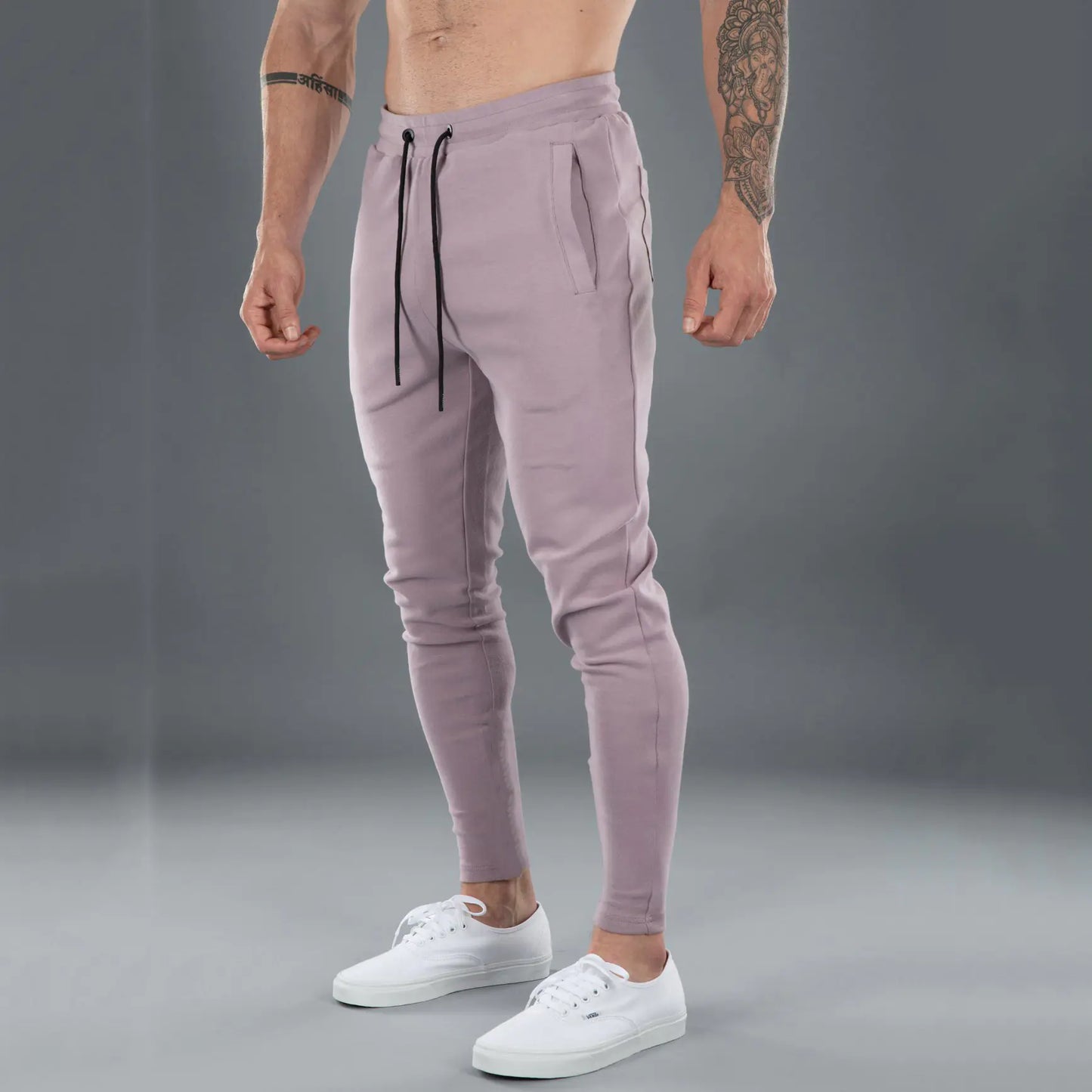 Men's Cotton Skinny Stretch Casual Sports Pants