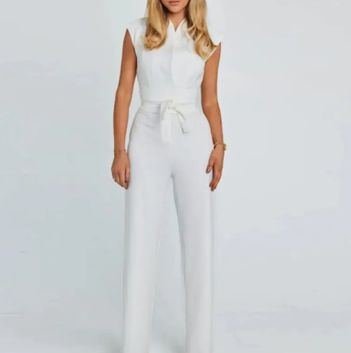 Women's Solid Wide Leg Jumpsuit