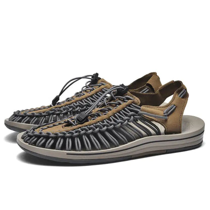 Men's Multicolor Plus Size Beach Sandals for Summer