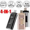 4-in-1 USB 3.0 Flash Drive for iPhone/Android (256GB)
