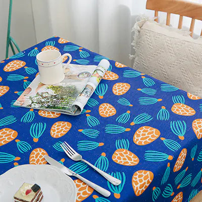Table Cover for Home Long Oval Dining Table