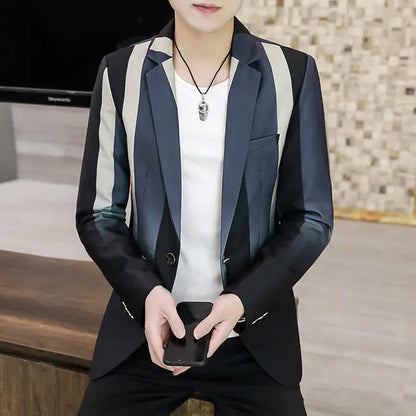 Slim Men's Blazer - Trendy and Comfortable Casual Wear