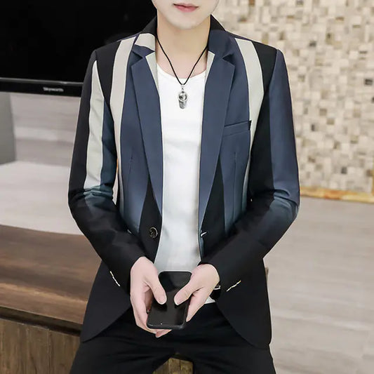 Slim Men's Blazer - Trendy and Comfortable Casual Wear