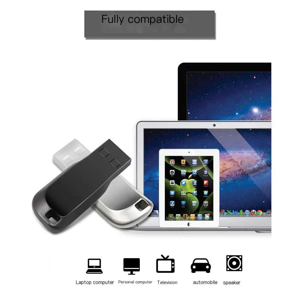 1TB USB Whistle Drive, Metal 2TB Custom Logo