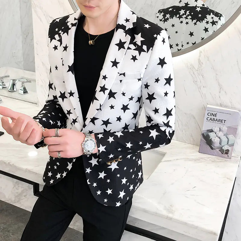 Slim Fit Casual Men's Blazer for Trendy Style