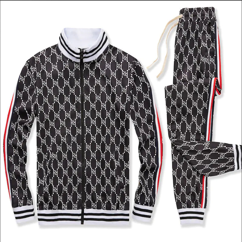 Men's Casual Sporty Zipper Set - Trendy Spring/Fall Style