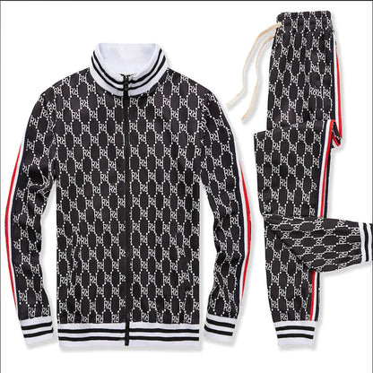 Men's Casual Sporty Zipper Set - Trendy Spring/Fall Style