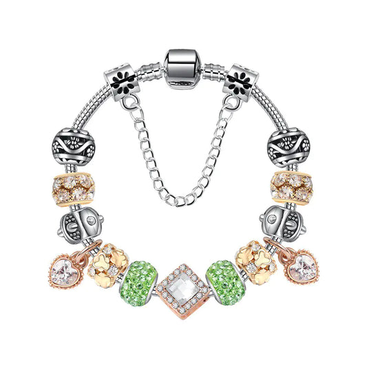 "DIY Diamond Beaded Bright Love Bracelet"