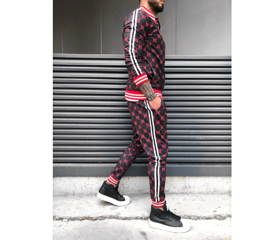 Men's Casual Sporty Zipper Set - Trendy Spring/Fall Style
