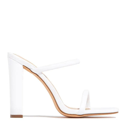 One Word Women's Plus Size Open Toe Thick Heel Sandals