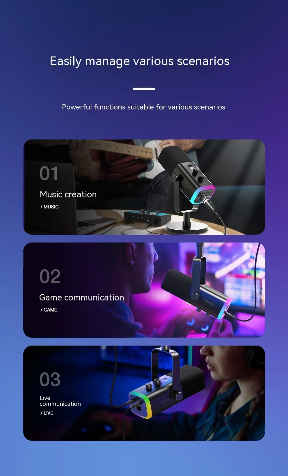 Dynamic Noise Reduction Microphone