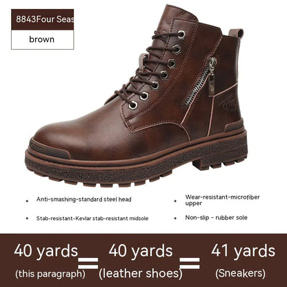 High Top Anti-Impact Protective Labor Shoes