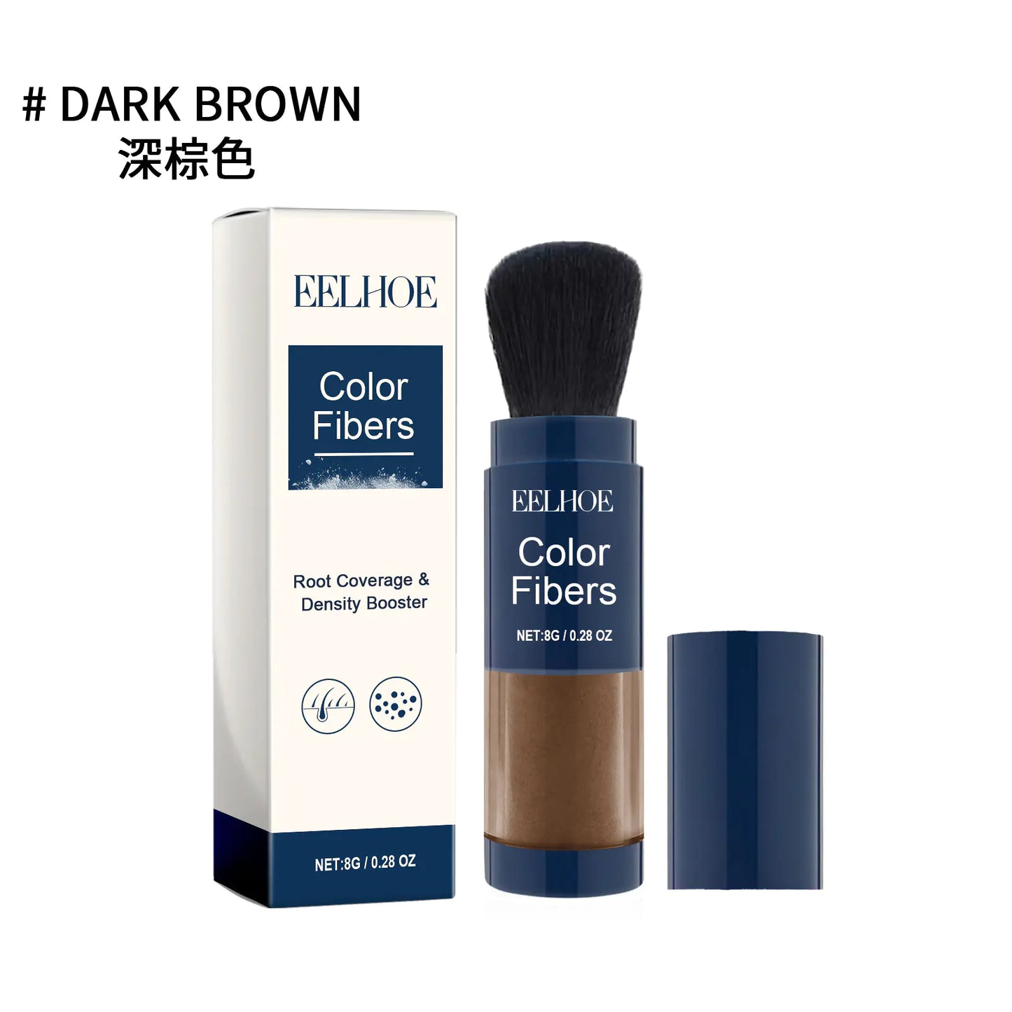 EELHOE Hair Thickening Fiber Powder for Roots and Volume