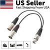 3Pin XLR Female Jack To Dual 2 Male Plug Y Splitter Cable Adapter Microphone USA