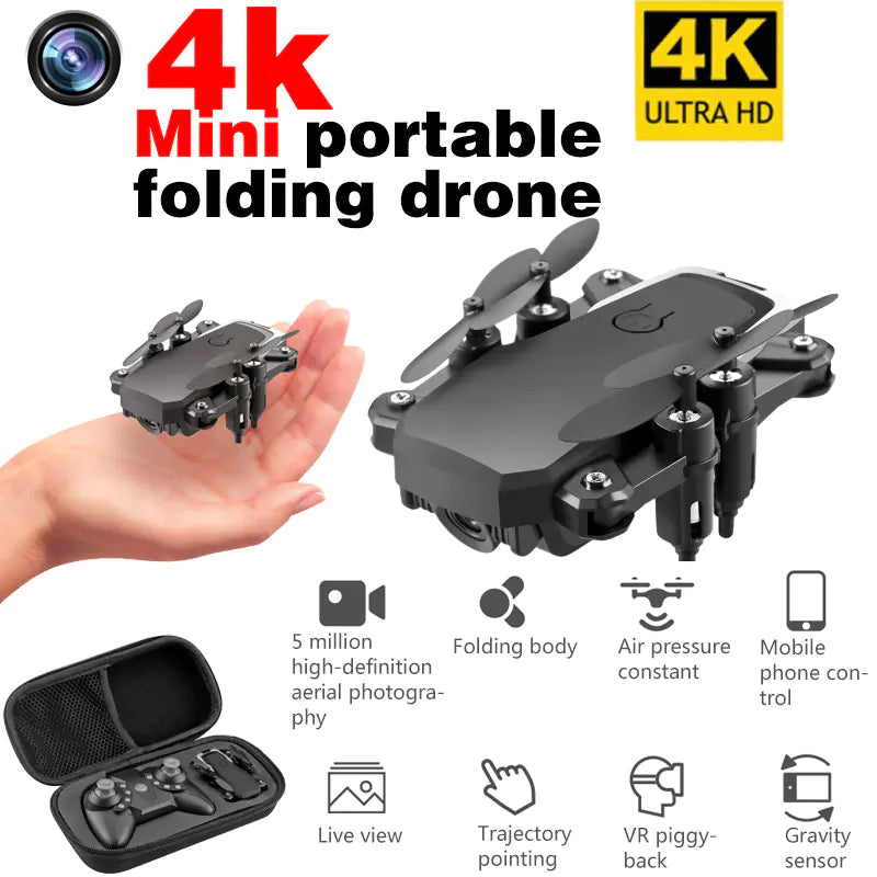 LF606 Mini Foldable 4K Drone with Remote Control