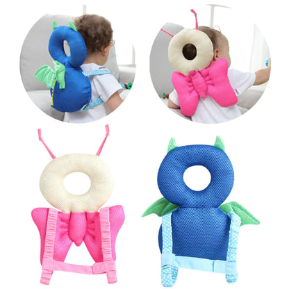 Baby Head Protection Pillow with Cute Wing Design