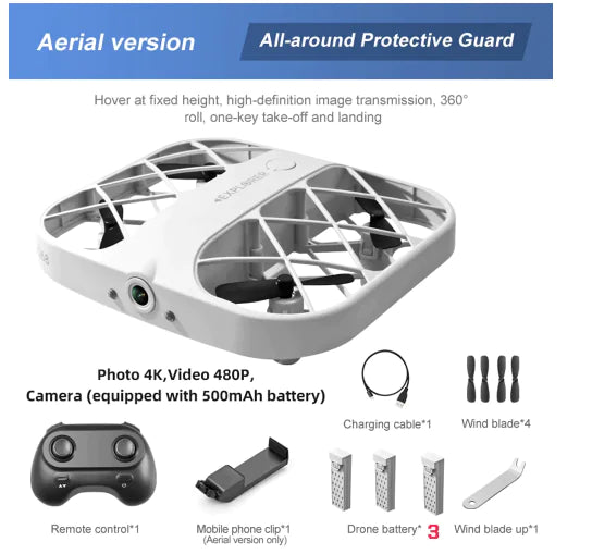 4K Mini Drone with 8K Live Transmission (One Set)