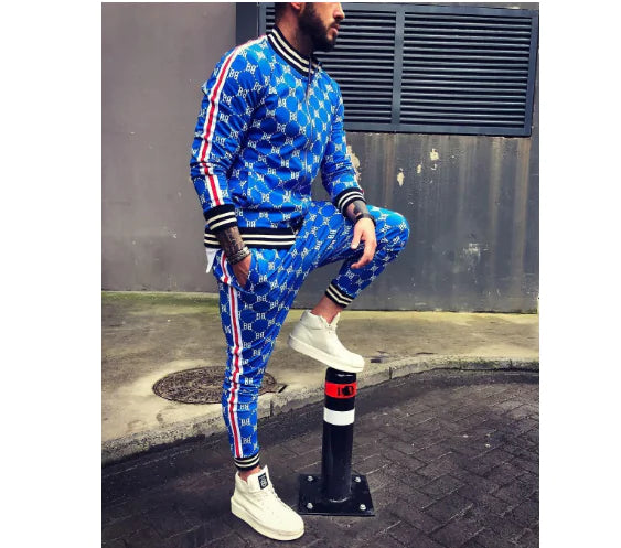 Men's Casual Sporty Zipper Set - Trendy Spring/Fall Style
