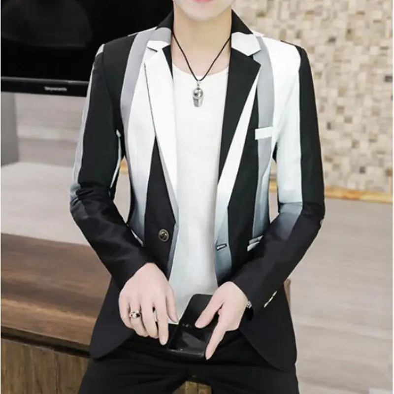 Slim Men's Blazer - Trendy and Comfortable Casual Wear