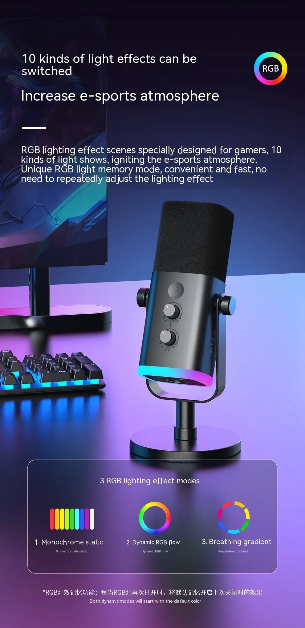 Dynamic Noise Reduction Microphone