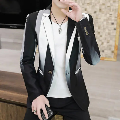 Slim Men's Blazer - Trendy and Comfortable Casual Wear