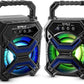 Portable Wireless Bluetooth Speaker with TWS Function - Rechargeable Bluetooth Speaker - LES flashing Lights