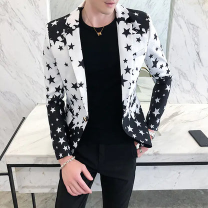 Slim Fit Casual Men's Blazer for Trendy Style
