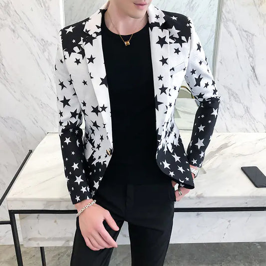 Slim Fit Casual Men's Blazer for Trendy Style