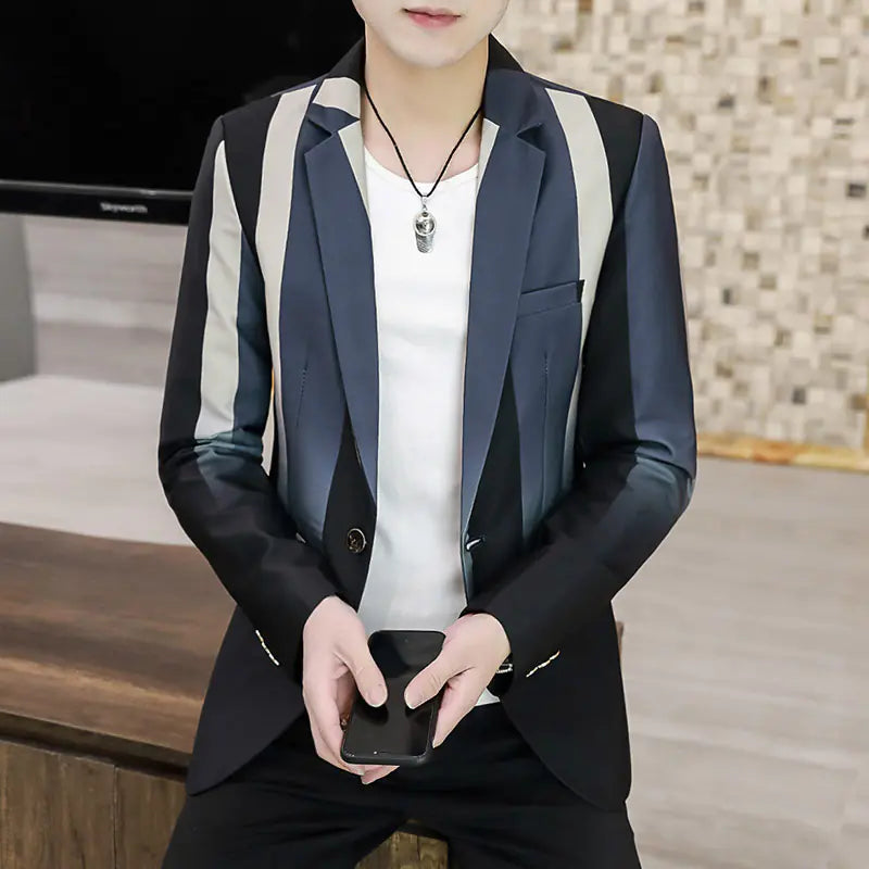 Slim Men's Blazer - Trendy and Comfortable Casual Wear