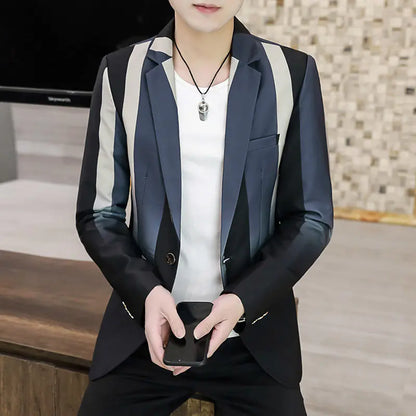 Slim Men's Blazer - Trendy and Comfortable Casual Wear