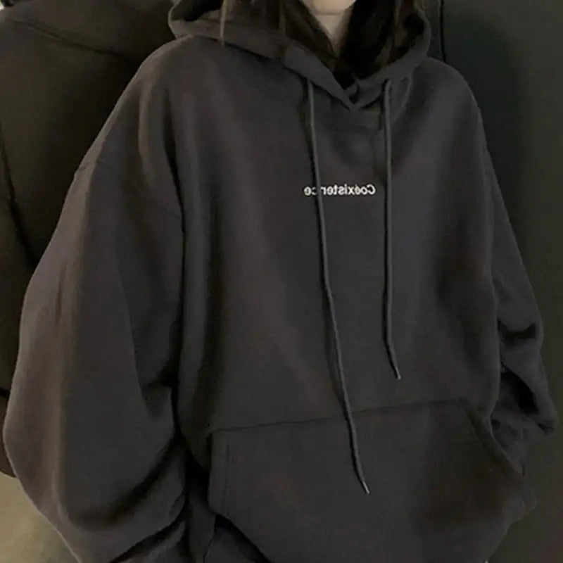 Trendy Loose Korean Style Windbreaker Coat