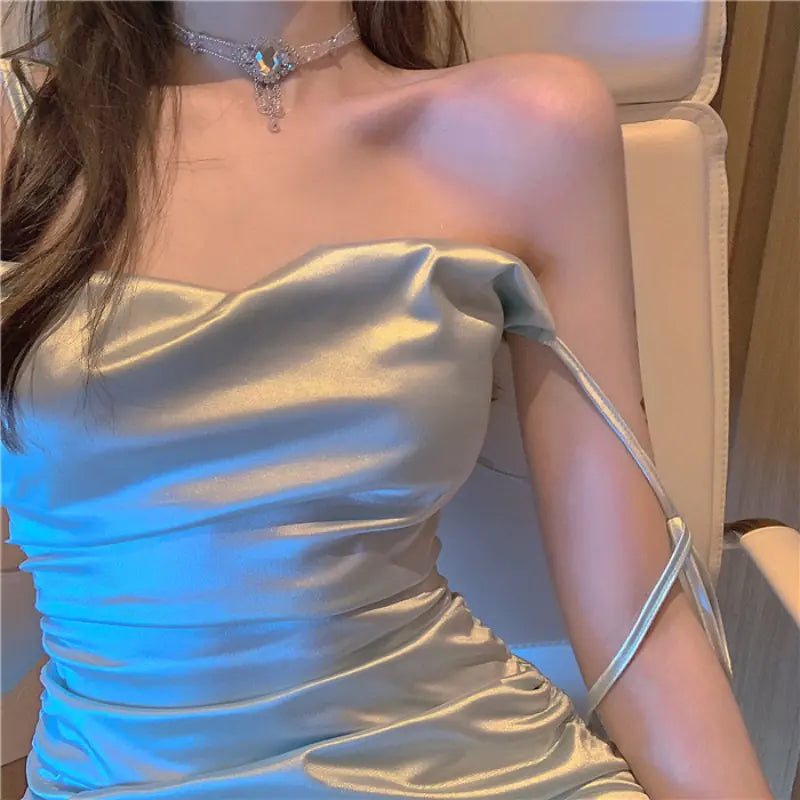 Summer Slim Fit Sleeveless Dress for Women 2020
