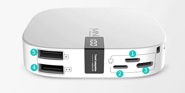 Mini Power Bank 10000mAh Ultra-Slim Fast Charge