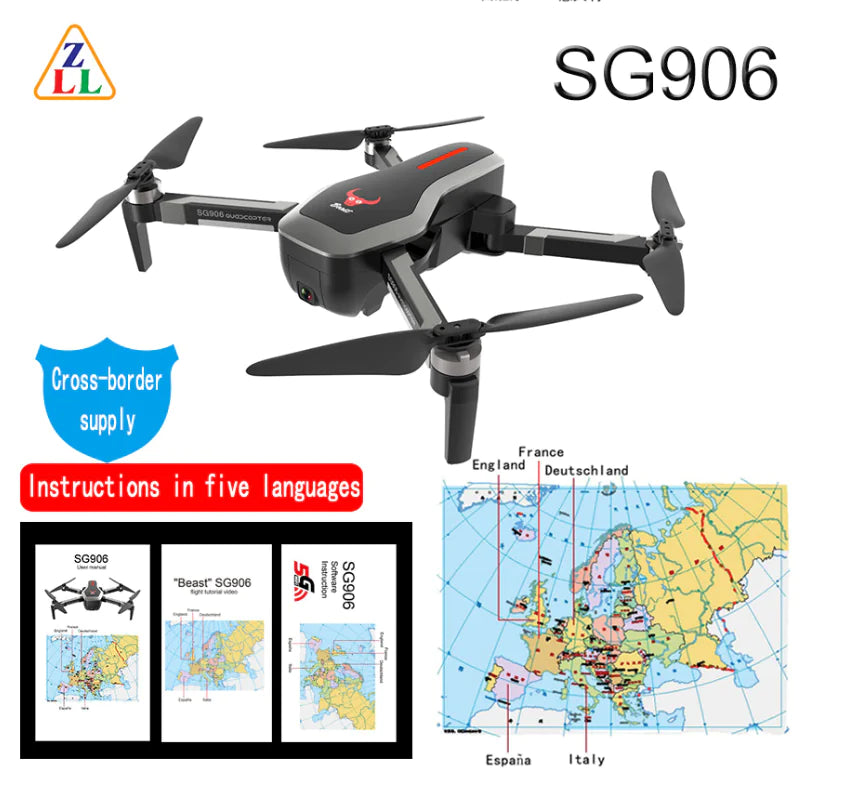 SG906 Pro 4K HD Drone with GPS and Stabilization