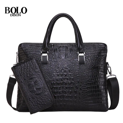 Crocodile Pattern Shoulder Messenger Bag