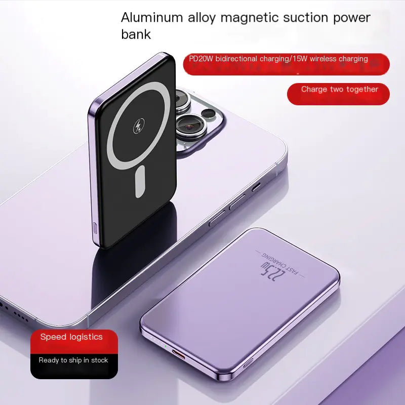 MagSafe Ultra-Thin Aluminum Power Bank 20W Fast Charge