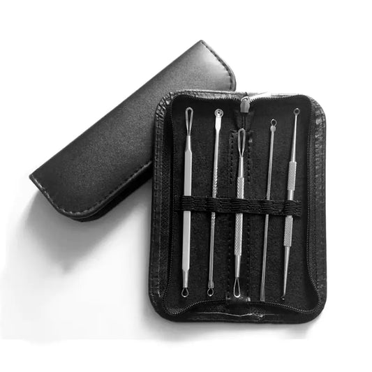 5-Piece Beauty Tool Set for Acne and Foot Care
