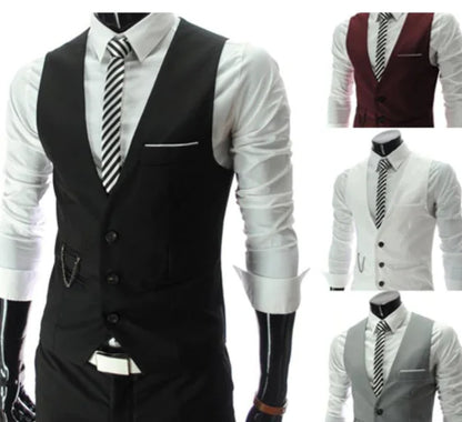 Men's Suit Vest - Formal Waistcoat for Men