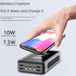 Wireless Solar Power Bank 30000mAh Outdoor Emergency