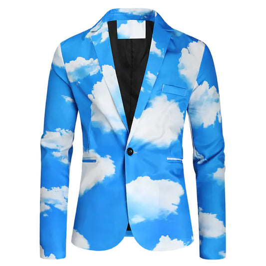 Slim Fit Casual Men's Blazer for Trendy Style