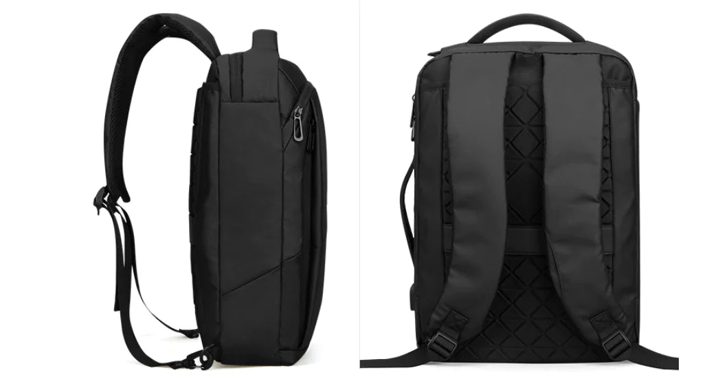 Large Capacity Anti-Theft Men's USB Charging Backpack