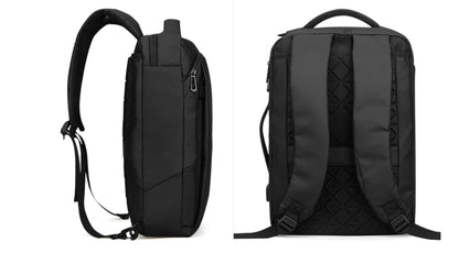 Large Capacity Anti-Theft Men's USB Charging Backpack