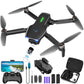 Drone with Camera Brushless Motor 1080P FPV Drone with 2 Batteries One Key Take Off/Land 360 Flips Waypoint Fly Altitude Hold Gravity Control Foldable Mini Drones for Kids Adults Beginner