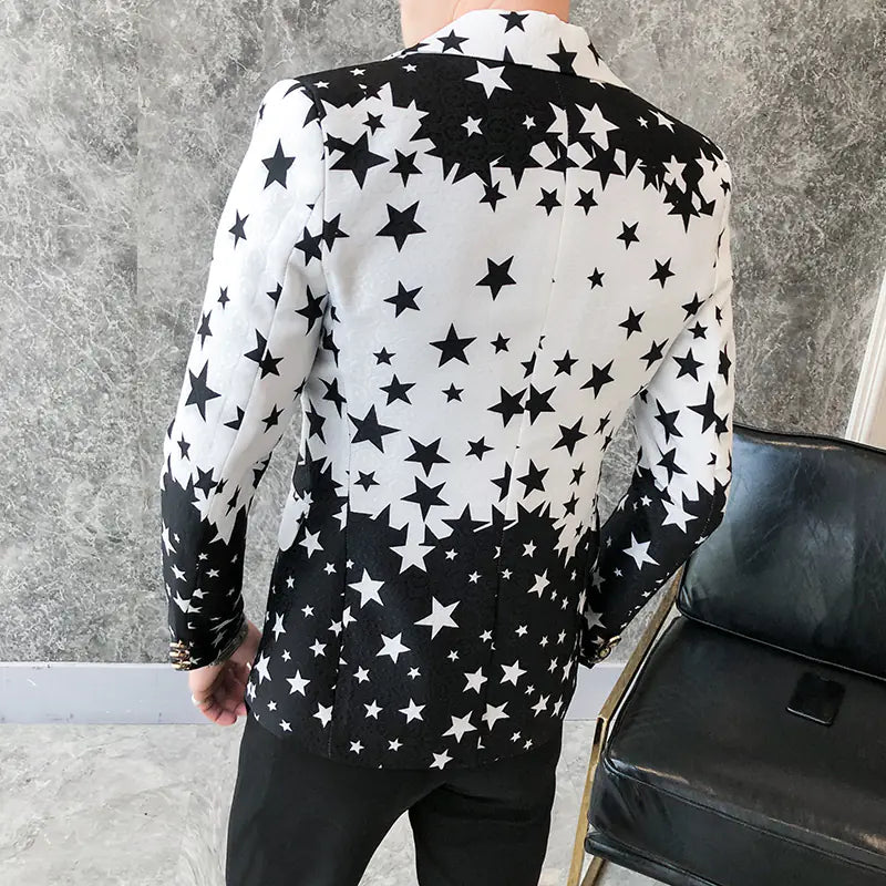 Slim Fit Casual Men's Blazer for Trendy Style