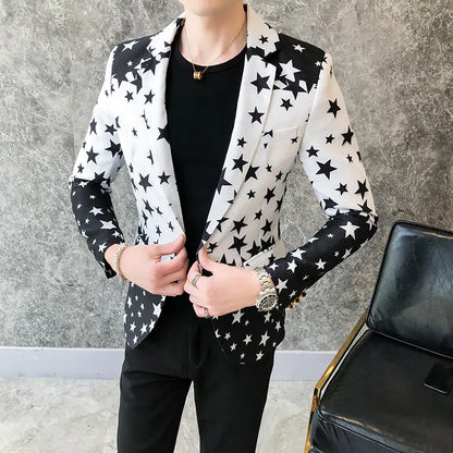 Slim Fit Casual Men's Blazer for Trendy Style