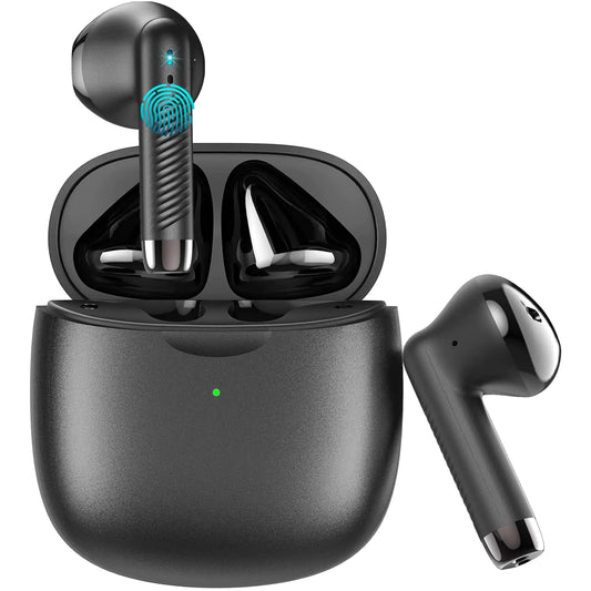 Wireless Earbuds Bluetooth 5.3 Earbuds Stereo Bass Bluetooth Headphones in Ear Noise Cancelling Mic Earphones IP7 Waterproof Sports 32H Playtime USB C Mini Charging Case Ear Buds for Android iOS