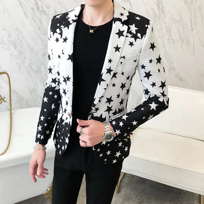 Slim Fit Casual Men's Blazer for Trendy Style