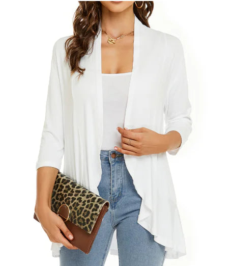Valentina - Lightweight Open Front Cardigan for Women