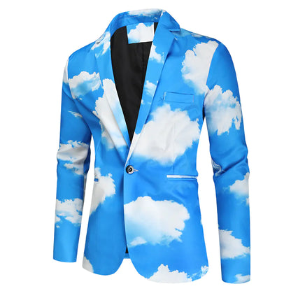 Slim Fit Casual Men's Blazer for Trendy Style