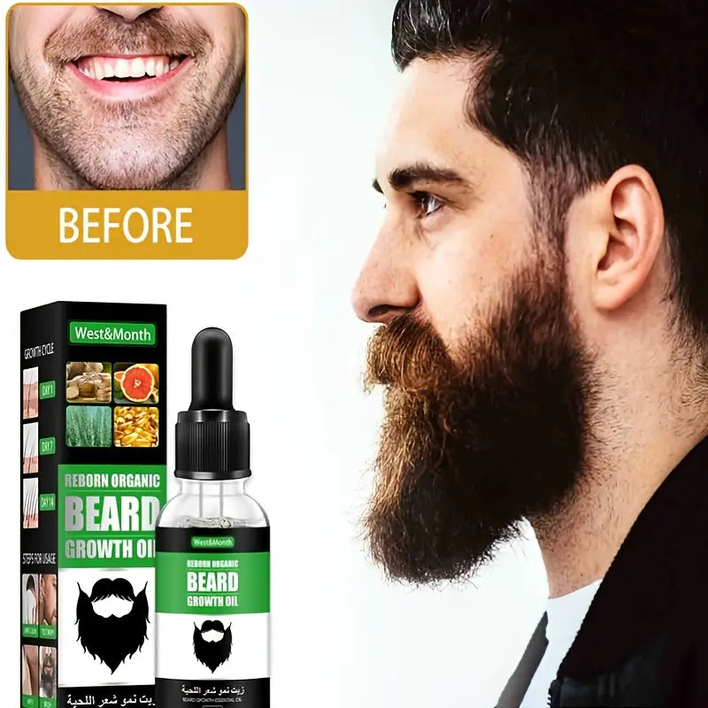 Beard Care Oil & Serum for Hair Thickening and Volume